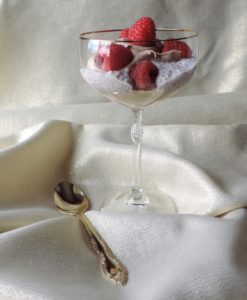 Healthy Valentine's Day Dessert - Raspberry Chia Pudding and Chocolate Mousse Parfait {Tea & Top Knot}