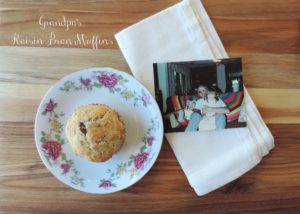 Grandpa's Raisin Bran Muffins {Tea & Top Knot}